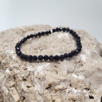 Blaufluss Armband facettiert 4mm