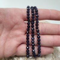Blaufluss Armband facettiert 4mm