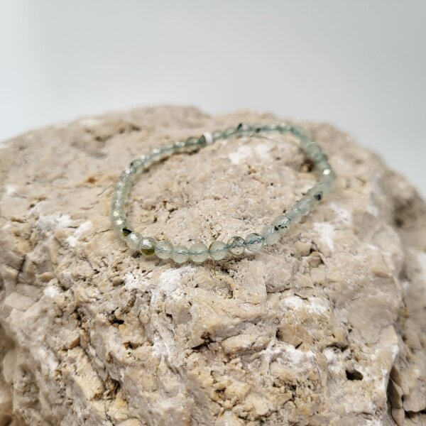 Prehnit Armband facettiert 4mm