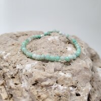 Chalcedon grün Armband facettiert 4mm