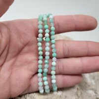 Chalcedon grün Armband facettiert 4mm