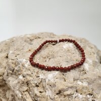 Jaspis rot Armband facettiert 4mm