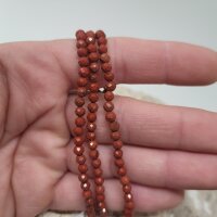 Jaspis rot Armband facettiert 4mm