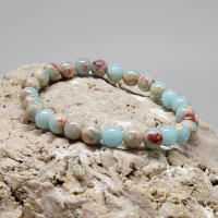Aqua Terra Jaspis Armband rund 6mm
