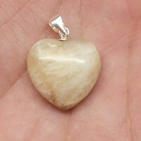 Mondstein multi Herz Anhänger 925er Silber