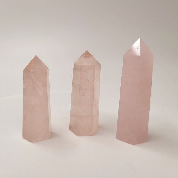 Rosenquarz Spitze 4cm-6cm