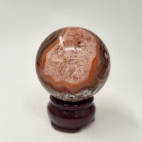 Rote Moosachat Kugeln >200g Stückpreis