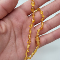 Bersteinkette hell für Kinder 32cm (1)