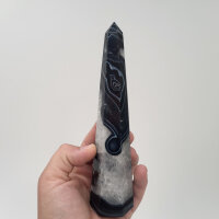 Schwarze Onyx Spitze €/100g