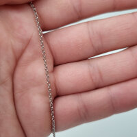 Silberkette 925er Silber rhodiniert 42cm (965)