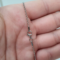 Silberkette 925er Silber rhodiniert 42cm (965)