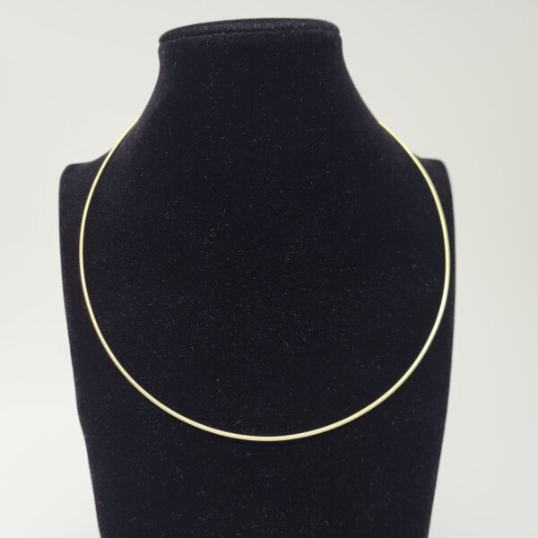 Halsreif 925er Silber vergoldet 45cm (966)