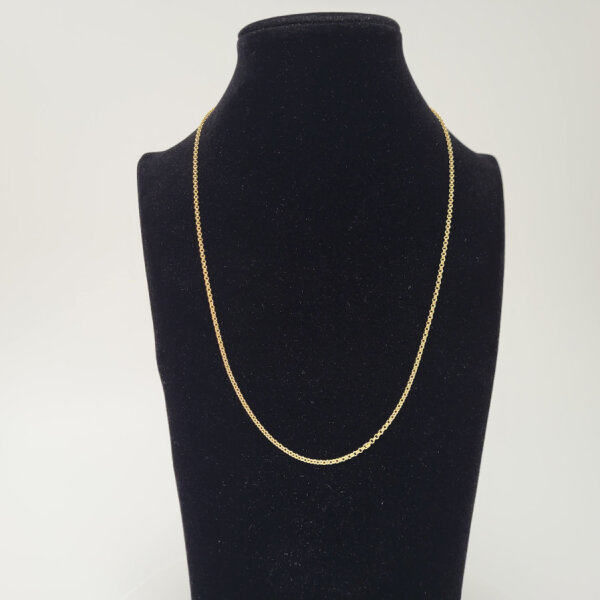 Silberkette 925er Silber vergoldet 45cm (967)