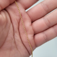 Silberkette 925er Silber vergoldet 45cm (967)