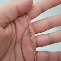 Silberkette 925er Silber rhodiniert 50cm (968)