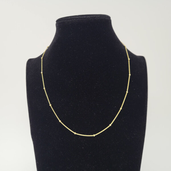 Silberkette 925er Silber vergoldet 40cm (969)