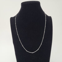 Silberkette 925er Silber rhodiniert 45cm (970)