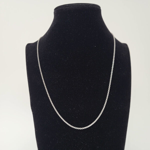 Silberkette 925er Silber rhodiniert 45cm (974)