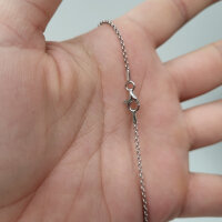 Silberkette 925er Silber rhodiniert 45cm (974)