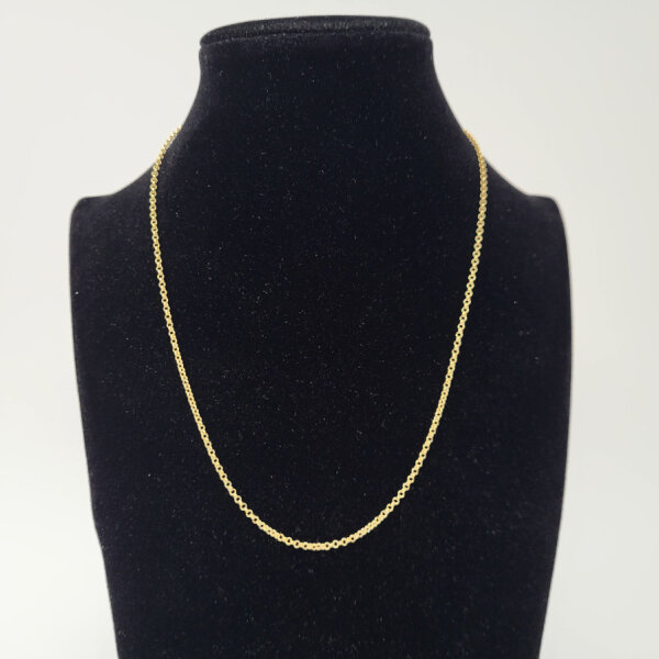 Silberkette 925er Silber vergoldet 40cm (976)