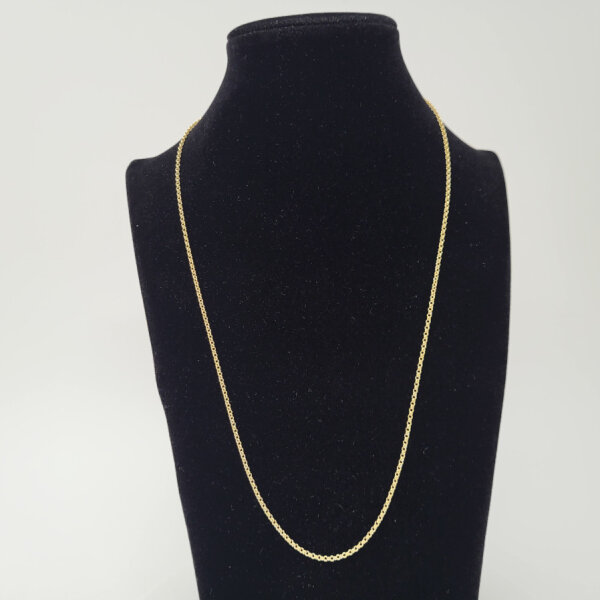 Silberkette 925er Silber vergoldet 50cm (977)