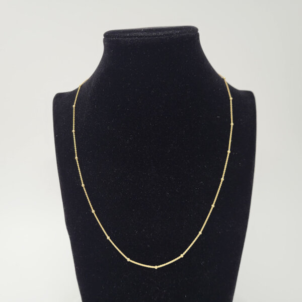Silberkette 925er Silber vergoldet 45cm (978)