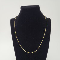 Silberkette 925er Silber vergoldet 45cm (978)