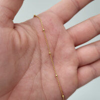 Silberkette 925er Silber vergoldet 45cm (978)