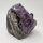 Amethyst Druse tief lila mit Calcite Kristall, 660g, 8x8x8cm  (6)