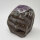 Amethyst Druse tief lila mit Calcite Kristall, 660g, 8x8x8cm  (6)