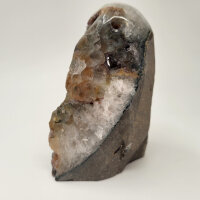 SelteneMulticolor Amethyst Druse mit Calcite Kristall, 1020g, 12x8x8cm  (7)