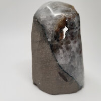 SelteneMulticolor Amethyst Druse mit Calcite Kristall, 1020g, 12x8x8cm  (7)