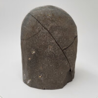 Seltene Amethyst Druse im Fliederton mit Calcite Kristall, 1500g, 12,5x9,5x10cm (9)