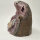 Seltene Amethyst Druse im Fliederton mit Calcite Kristall, 1500g, 12,5x9,5x10cm (9)