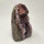 Seltene Multicolor Amethyst Druse mit Calcite Kristall, 920g, 12x9x7cm  (10)