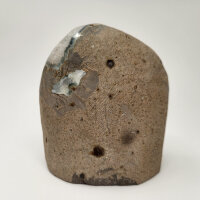Seltene Multicolor Amethyst Druse mit Calcite Kristall, 1700g, 12,5x11,5x8cm  (11)