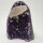 Amethyst Druse tief lila mit Calcite Kristallspitzen, 500g, 10x7,5x6cm (24)