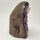Amethyst Druse tief lila mit Calcite Kristallspitzen, 500g, 10x7,5x6cm (24)