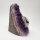 Amethyst Druse mit Calcite Kristall und Goethit, 1060g, 12,5x7x11cm (29)