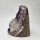 Amethyst Druse mit Calcite Kristall und Goethit, 1060g, 12,5x7x11cm (29)