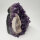 Amethyst Druse mit Calcite Kristall, 1360g, 12x11x8cm (31)
