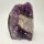 Amethyst Druse mit Calcite Kristall und Goethit, 1650g, 13x10x9cm (32)