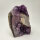Amethyst Druse mit Calcite Kristall und Goethit, 1650g, 13x10x9cm (32)