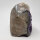 Amethyst Druse mit Calcite Kristall, 570g, 8,5x8x5,5cm  (1)