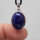 Lapis Lazuli oval Anhänger 925er Silber