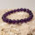 Amethyst dark Armband rund 8mm