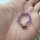 Amethyst Blumen Perlenring rund 3mm