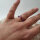 Amethyst Blumen Perlenring rund 3mm