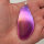 Angel Aura Achat Scheiben Anhänger pink gefärbt versilbert 0,3 µm