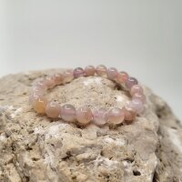 Blumenachat Armband rund 8mm